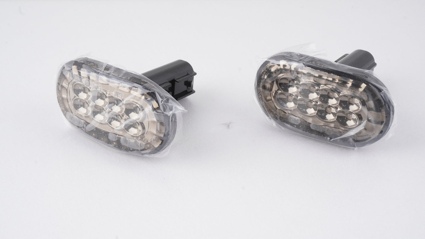 JB64 JB74 ジムニー シエラ サイドマーカー / ウインカー 左右 LED ライトランプ KRB204 フロントウインカー(スモーク) + サイドウインカー (スモーク)