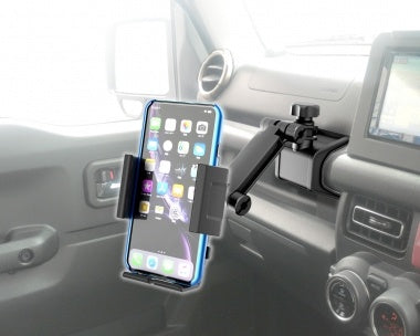 星光産業 スマホホルダー EE-213 JB64 JB74 JC74 ジムニー 運転席側 助手席側取り付け可能