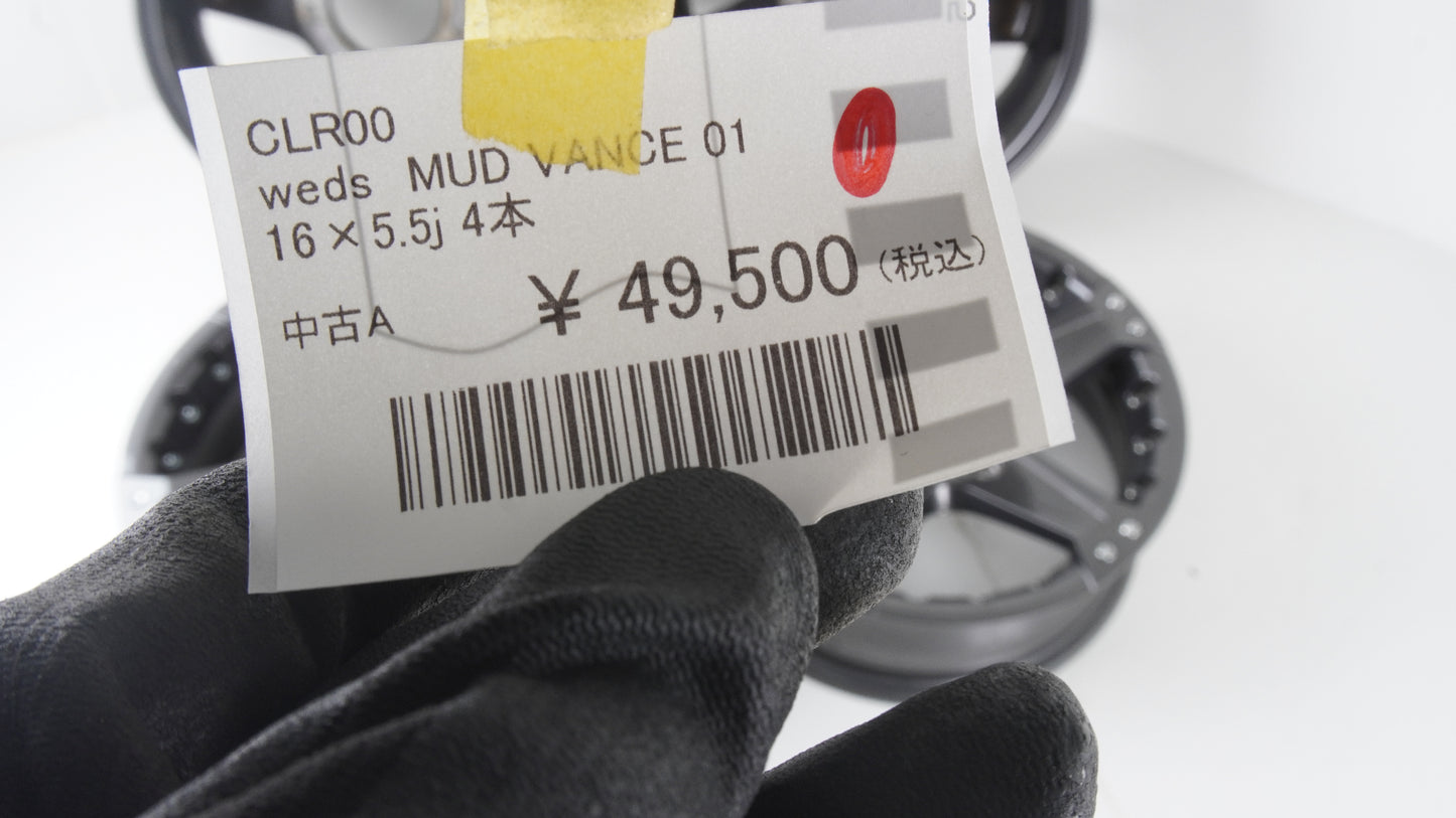 weds ADVENTURE MUDVANCE 01 ウェッズ マッドヴァンス SAF専売カラー ガンメタ 16×5.5J +22 139.7-5H 4本 ホイール 廃盤
