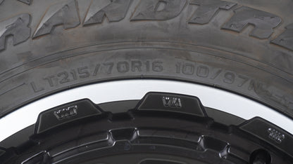 シーエルリンク ユニオンリム UNIONRIM HR MB/MC 16×5.5J +20 139.7-5H / ダンロップ グラントレック GRANDTREK XS1 215/70R16 WL ブラックレター側組み 2024年製 スタッドレス 4本セット