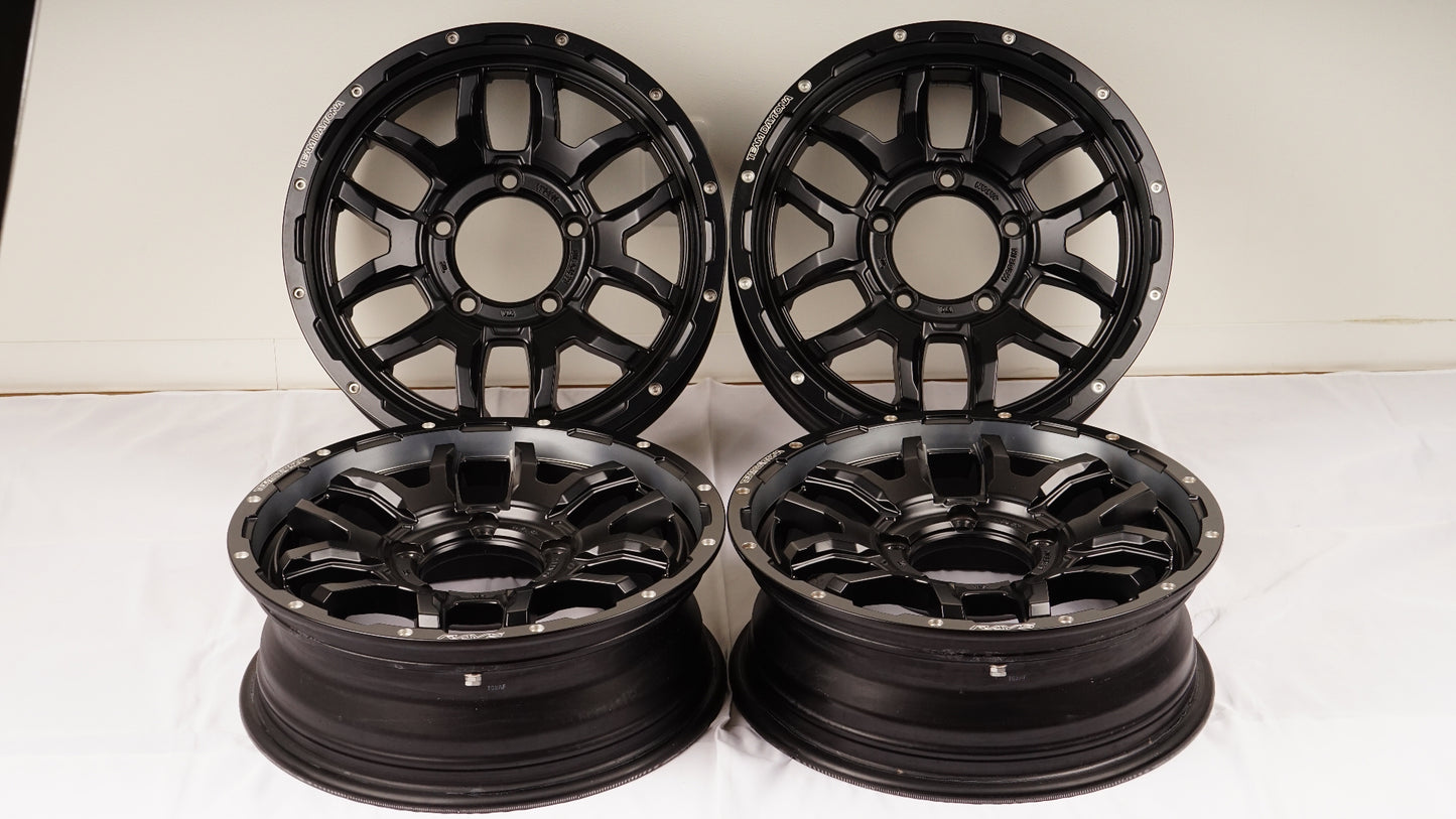 RAYS TEAMDAYTONA レイズ デイトナ F6ブースト セミグロスブラック N1 16×5.5J +20 139.7-5H 4本 ホイール