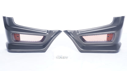 BEAST-R ビーストR JC74 JB74W クラッシュ "L-sports" エルスポーツ フロント左右セット エアロ 本体自家塗装 マットブラック メッシュ自家塗装 レッド 赤