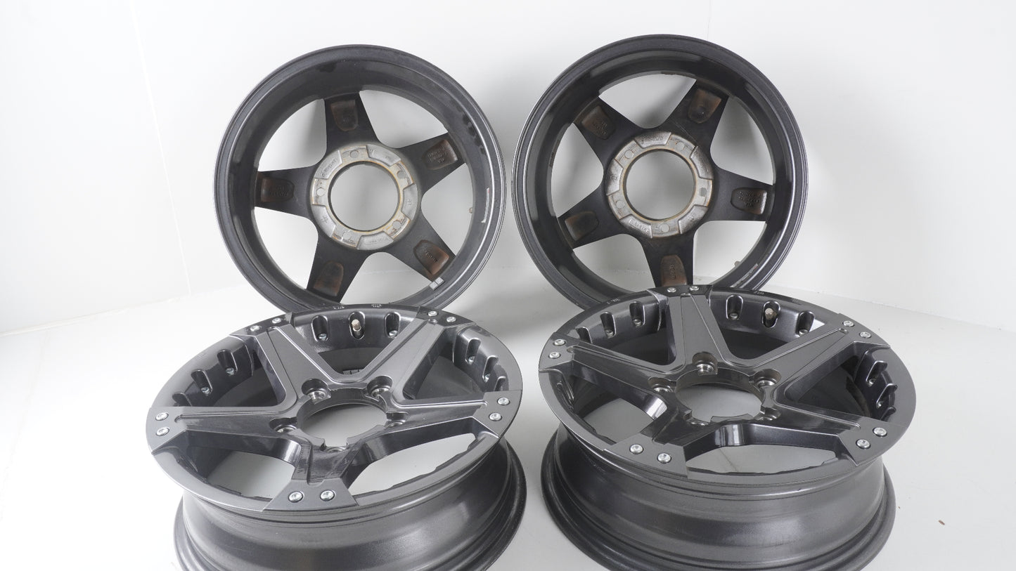 weds ADVENTURE MUDVANCE 01 ウェッズ マッドヴァンス SAF専売カラー ガンメタ 16×5.5J +22 139.7-5H 4本 ホイール 廃盤