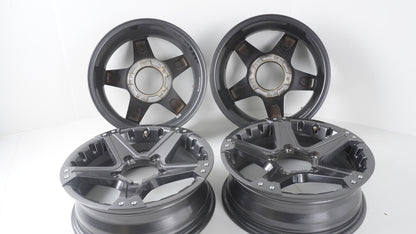 weds ADVENTURE MUDVANCE 01 ウェッズ マッドヴァンス SAF専売カラー ガンメタ 16×5.5J +22 139.7-5H 4本 ホイール 廃盤