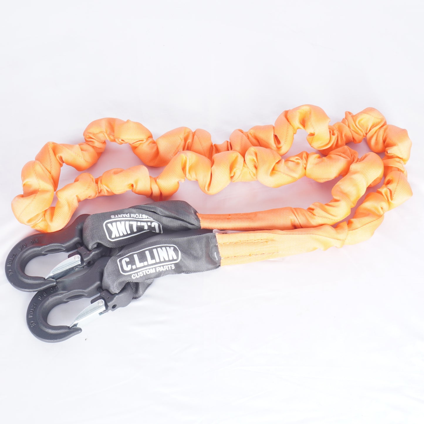 【未使用】 CLLINK シーエルリンク 牽引ロープ オレンジ 12トン 汎用 収納バッグ付き