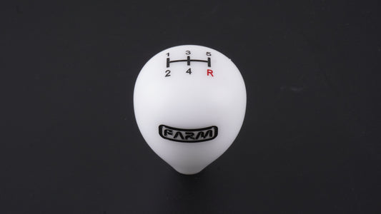 モーターファーム FARM シフトノブ 白 タイプ2