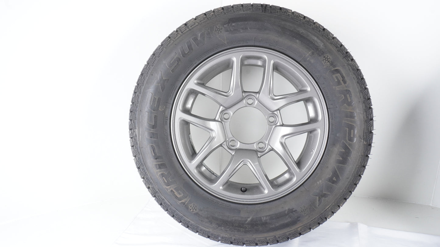 ジムニーJB64純正アルミホイール/GRIPMAX ICEX 215/70R16 2021年製 4本 バリ溝 JB64