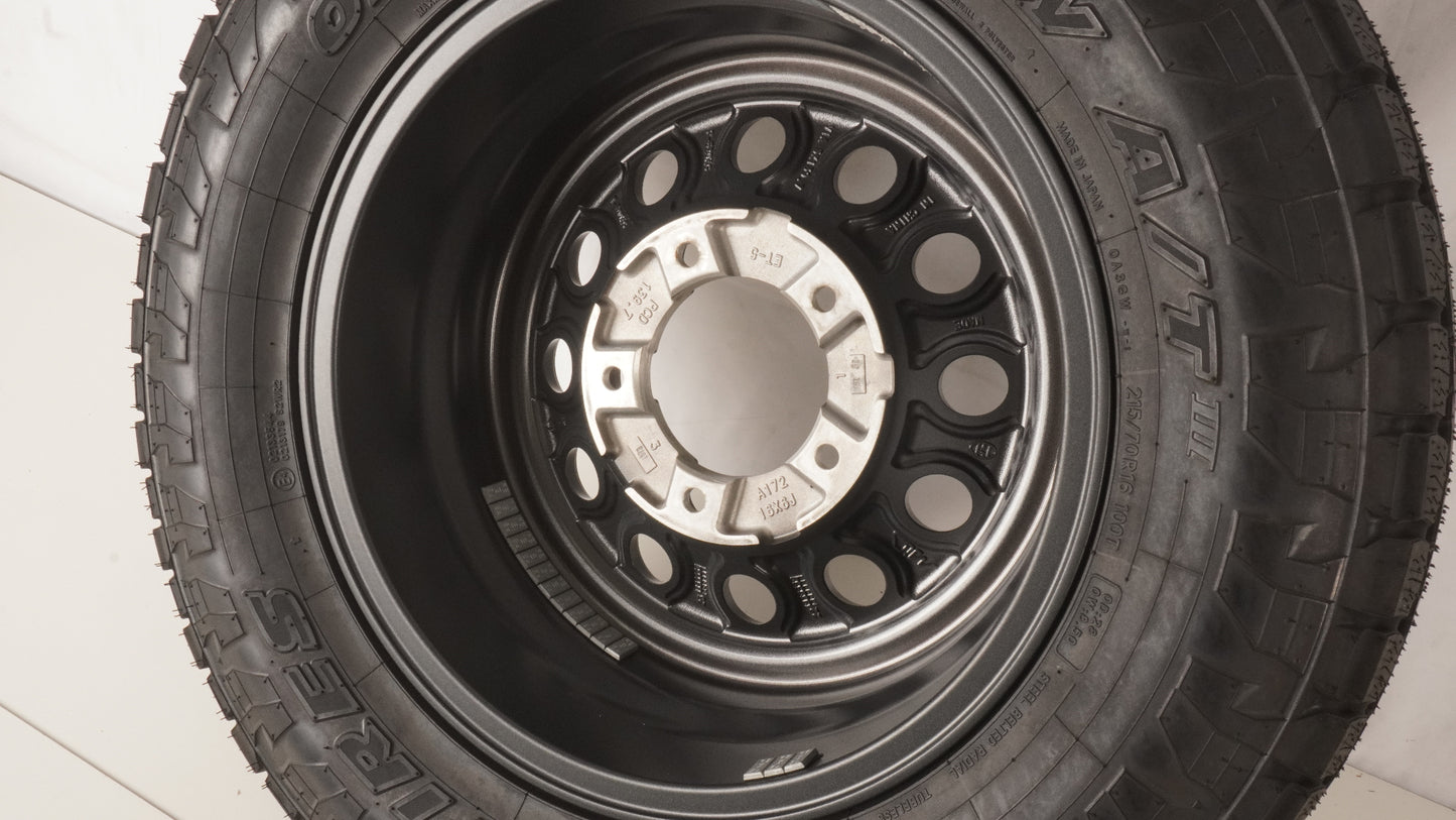 ナイトロパワーH12ショットガン16×6J+TOYO OPEN COUNTRY ATⅢ 215/70/16 100T