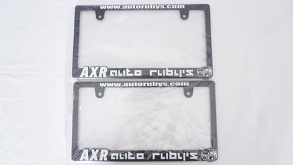未使用品 オートルビーズ  AXR ナンバーフレーム 2個セット