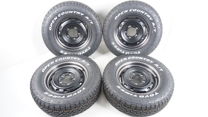未走行品 シーエルリンク UNIONRIM TX ユニオンリム 16×5.5J +20 139.7-5H / 冬タイヤ規制対応 2025年製 TOYO OPENCOUNTRY A/T3 オープンカントリー 215/70R16 WL 4本セット タイヤホイールセット ホワイトレター
