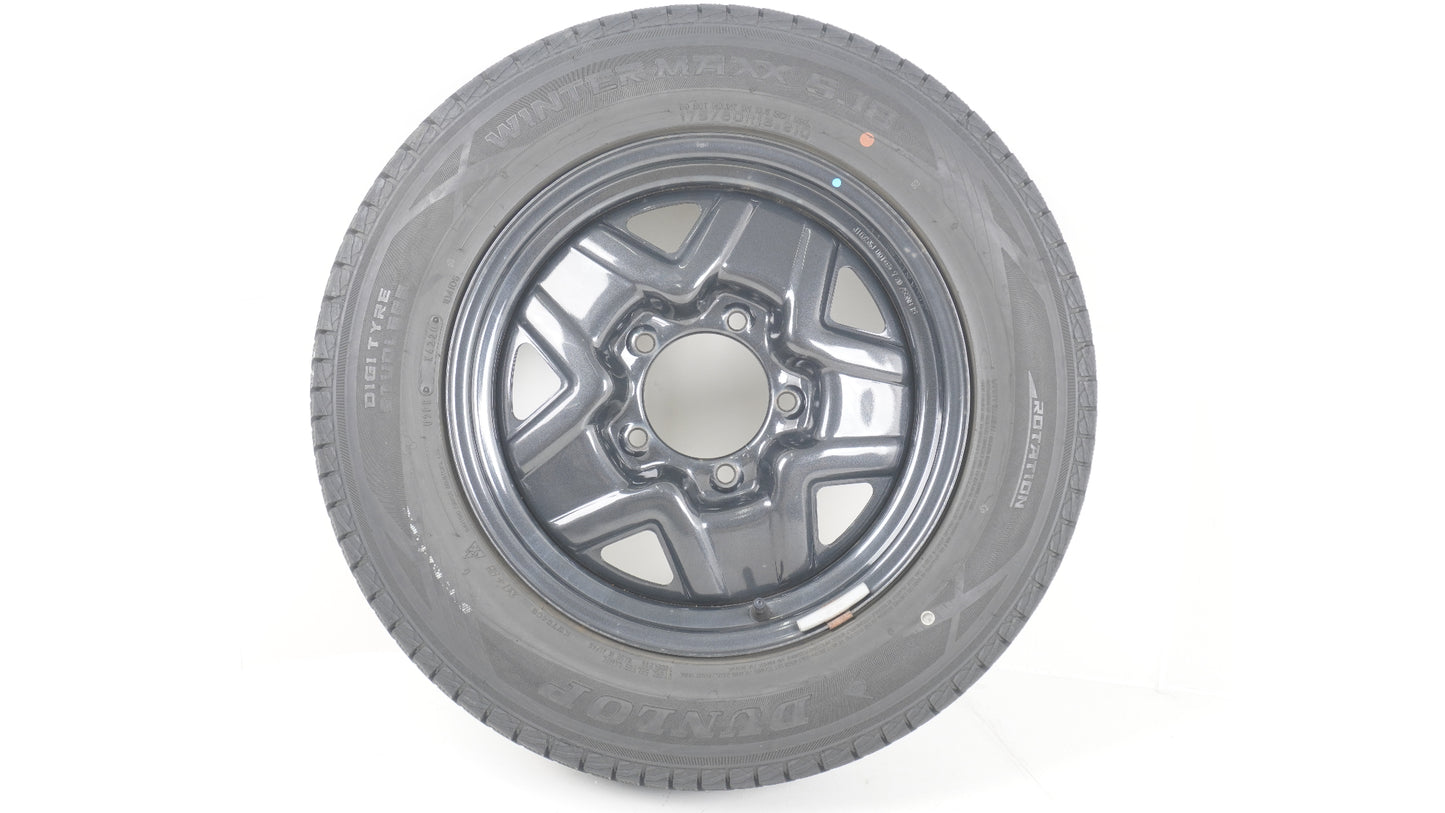 スズキ純正スチールホイール JB64 ジムニー XG / DUNLOP WINTER MAXX SJ8 ダンロップ ウィンターマックス 175/80R16 2020年製造品 4本