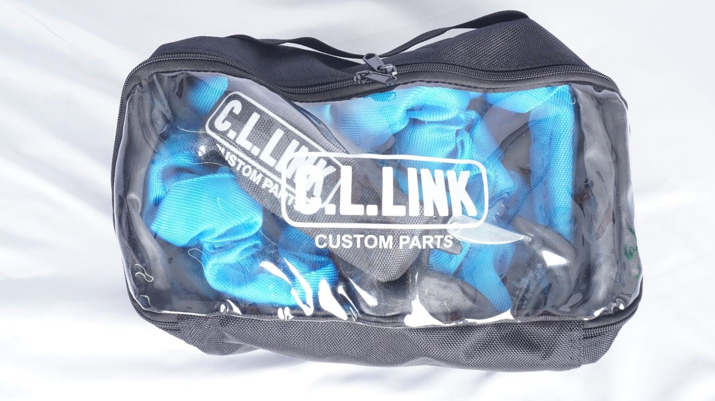 【未使用】 CLLINK シーエルリンク 12t 牽引ロープ ライトブルー 汎用
