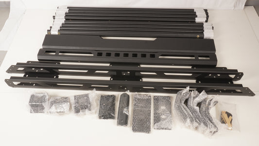 シーエルリンク　スクエアルーフラック　アルミ製ブラック　JB64/JB74