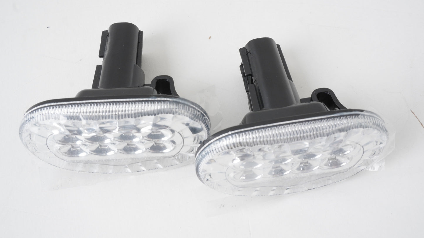 ショウワガレージ LEDサイドマーカー タイプ1 ジムニー JB64 シエラ JB74 ノマド JC74 クリア インナークローム 2個セット