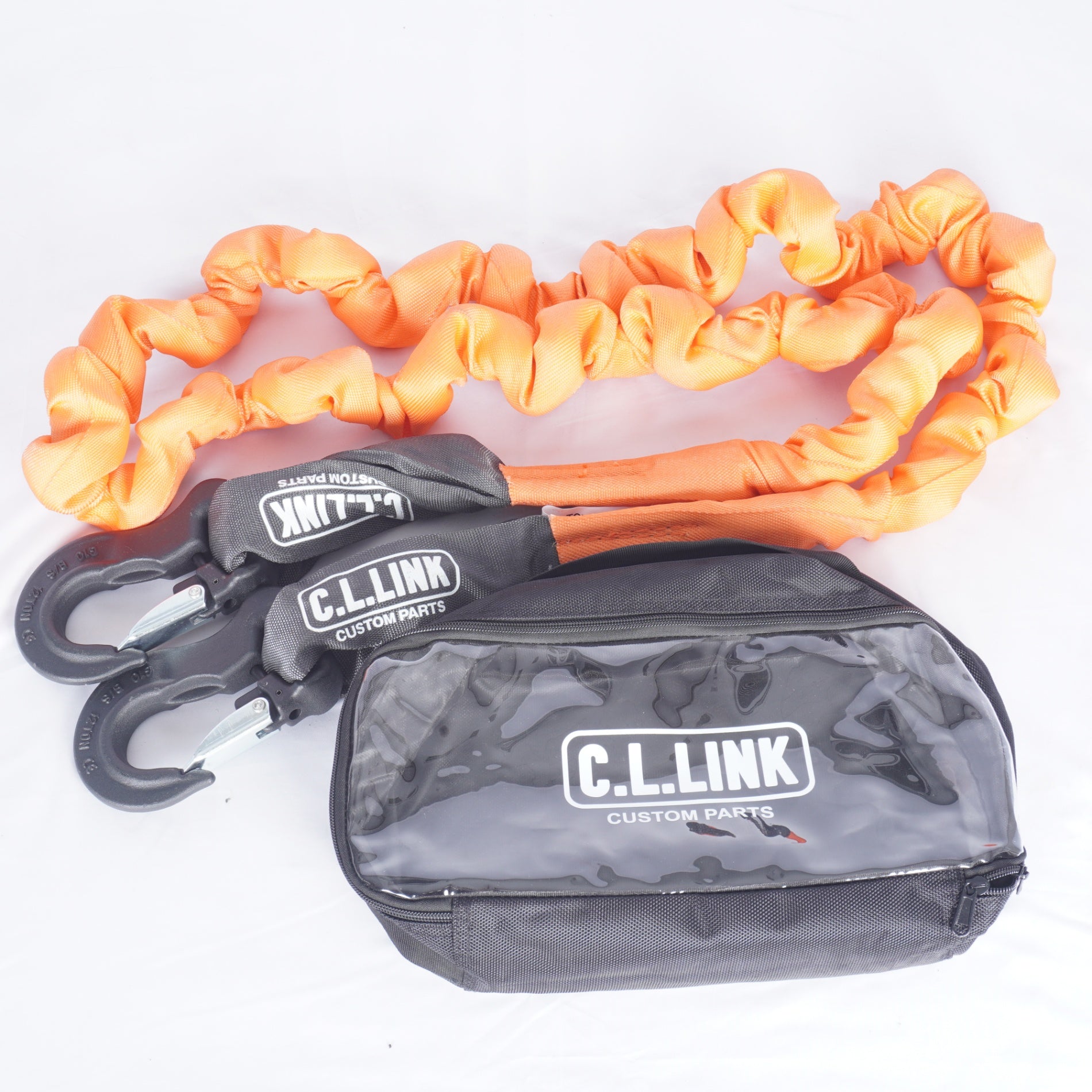 未使用】 CLLINK シーエルリンク 牽引ロープ オレンジ 12トン 汎用