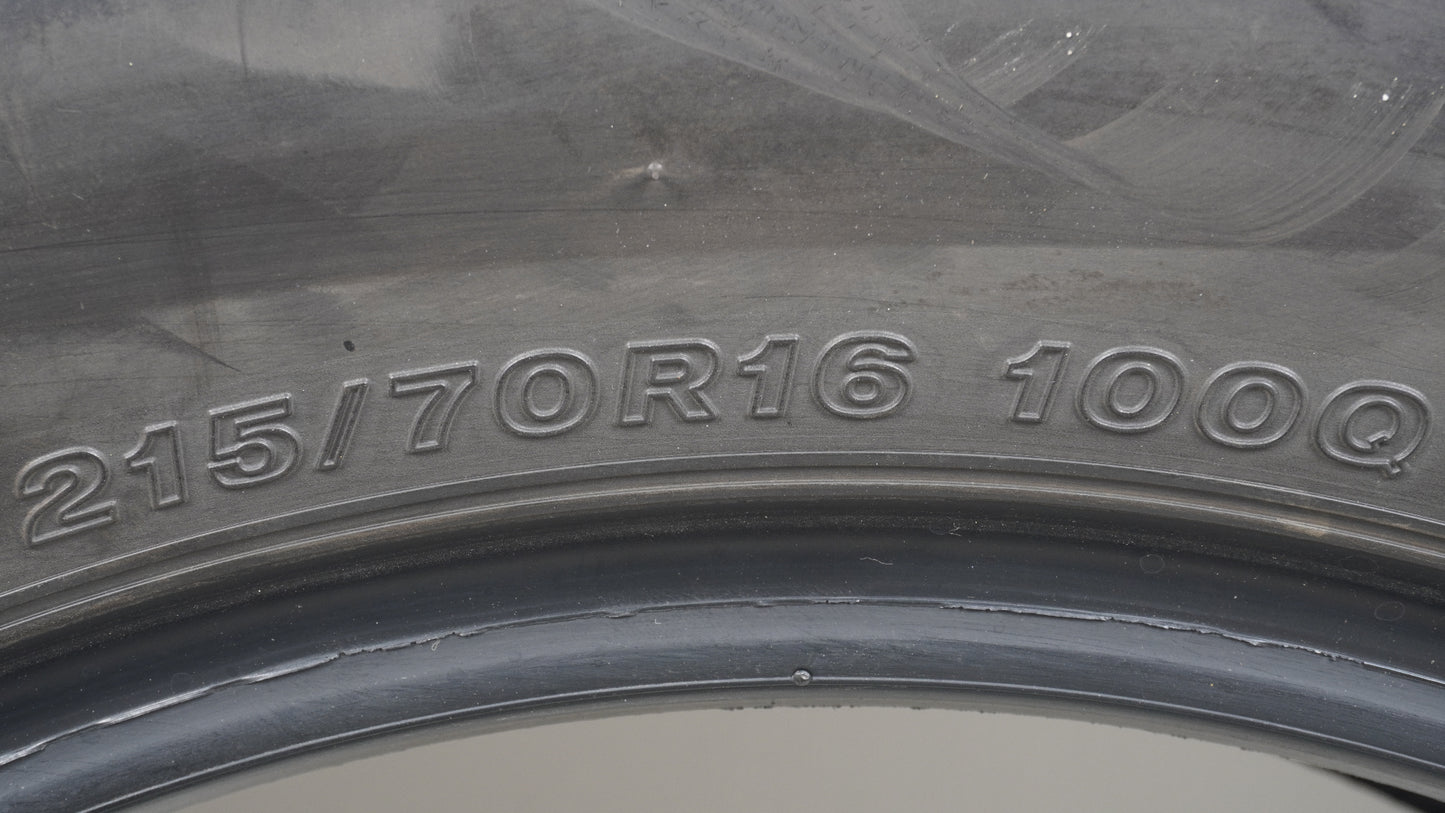 【ゴム硬化なし】 2021年製 ブリヂストン ブリザック BLIZZAK DM-V3 215/70R16 4本 スタッドレス