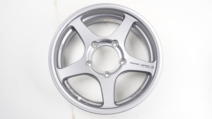 美品 軽量 5.87kg WEDS  ADVENTURE HASE SPECⅡウェッズ アドベンチャー  ハセスペック2 LIGHT GUN METALLIC 16×5.5J +22 139.7-5H 4本 ホイール
