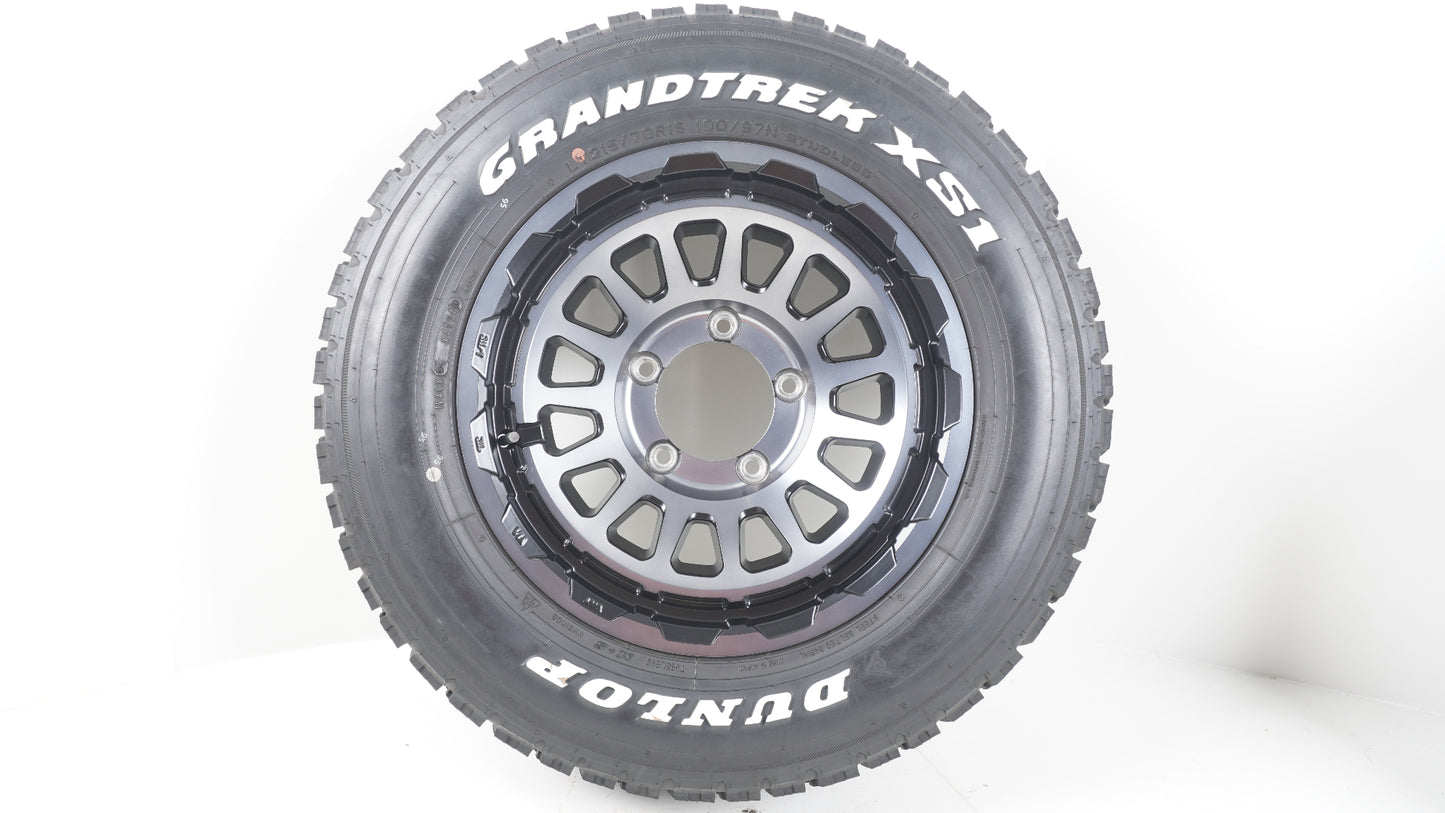 シーエルリンク ユニオンリム UNIONRIM HR 16×6.0J ±0 139.7-5H MBMSC / ダンロップ グラントレック DUNLOP GRANTREK XS1 215/70R16 4本 2024年製