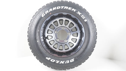シーエルリンク ユニオンリム UNIONRIM HR 16×6.0J ±0 139.7-5H MBMSC / ダンロップ グラントレック DUNLOP GRANTREK XS1 215/70R16 4本 2024年製