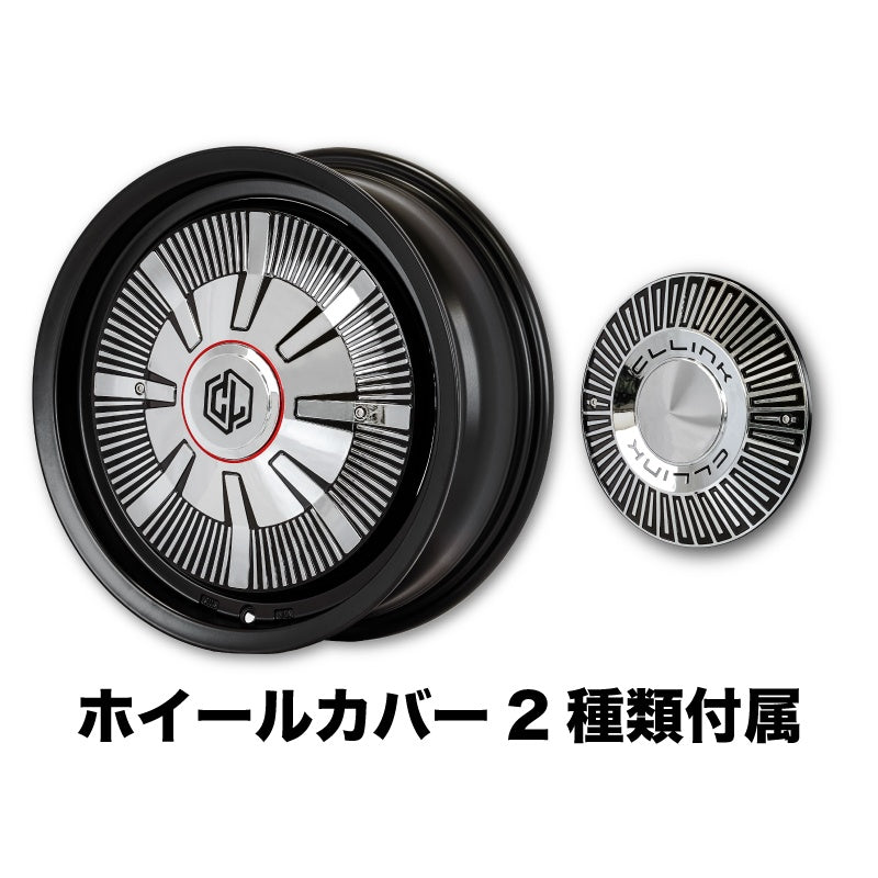 【特価新品4本】 センターカバー2種類付属 シーエルリンク ザ・ファースト The First コンプトン / ガーデナ 16×5.5J +20 139.7 5H マットブラック ジムニー用 4本セット