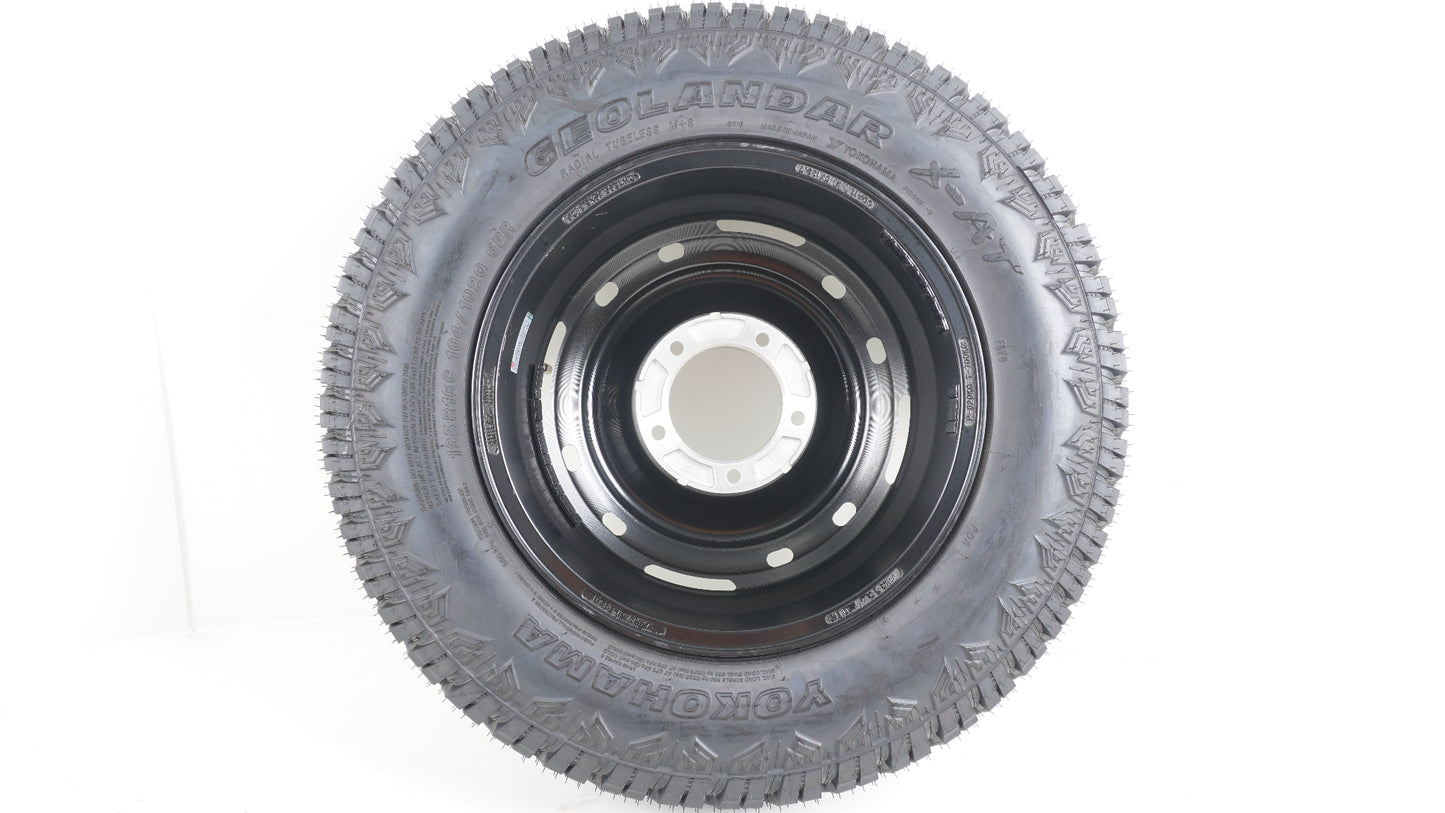シーエルリンク ユニオンリム UNIONRIM TX MB/MC 16×5.5J +20 139.7-5H / 2024年製 YOKOHAMA GEOLANDAR X-AT G016 ヨコハマ ジオランダー 195R16C 104/102Q OWL ホワイトレター 5本 タイヤホイール