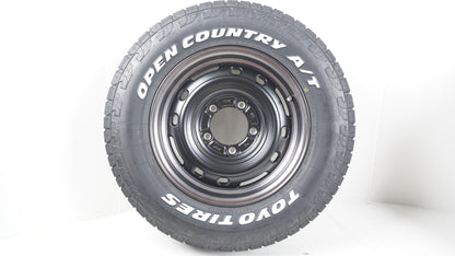 未走行品 シーエルリンク UNIONRIM TX ユニオンリム 16×5.5J +20 139.7-5H / 冬タイヤ規制対応 2025年製 TOYO OPENCOUNTRY A/T3 オープンカントリー 215/70R16 WL 4本セット タイヤホイールセット ホワイトレター