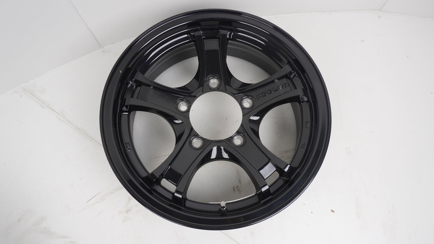 weds KEELER ウェッズ キーラーフォース 16×5.5J +22 139.7-5H  ホイール 4本 ブラック