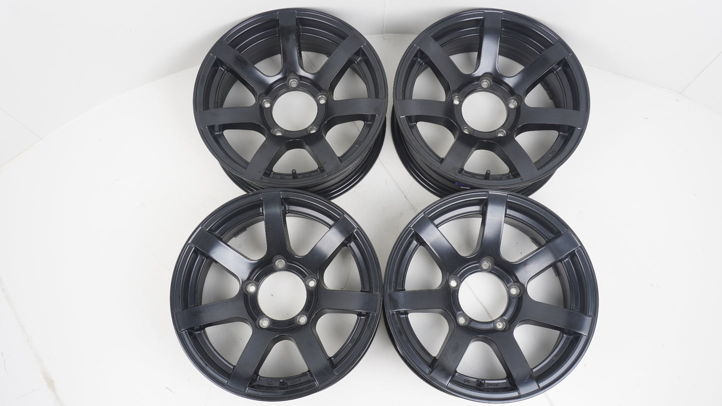 ORIGIN オリジン MUD-S7 16×5.5J -20 139.7-5H  4本 マットブラック ※インセット-20 ホイール
