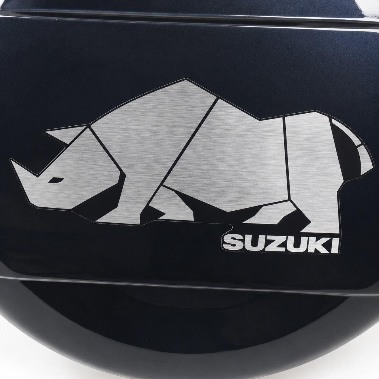 純正 スズキ SUZUKI JB74 シエラ 35 スペアタイヤカバー ABQF サイ(ヘアライン調) 9923B-77R20-003