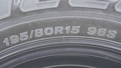 【未走行】 スズキ ジムニーノマド純正スチールホイール 15×5.5J +5 139.7-5H / 2026年製 BRIDGESTONE DUELER H/L 852 ブリヂストン デューラー 195/80R15 96S  1本