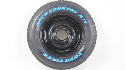 シーエルリンク オールドスタイルスチールホイール MB マットブラック 16×6J -5 139.7-5H / TOYO OPENCOUNTRY A/T3 WL 215/70R16 100T タイヤホイール5本セット
