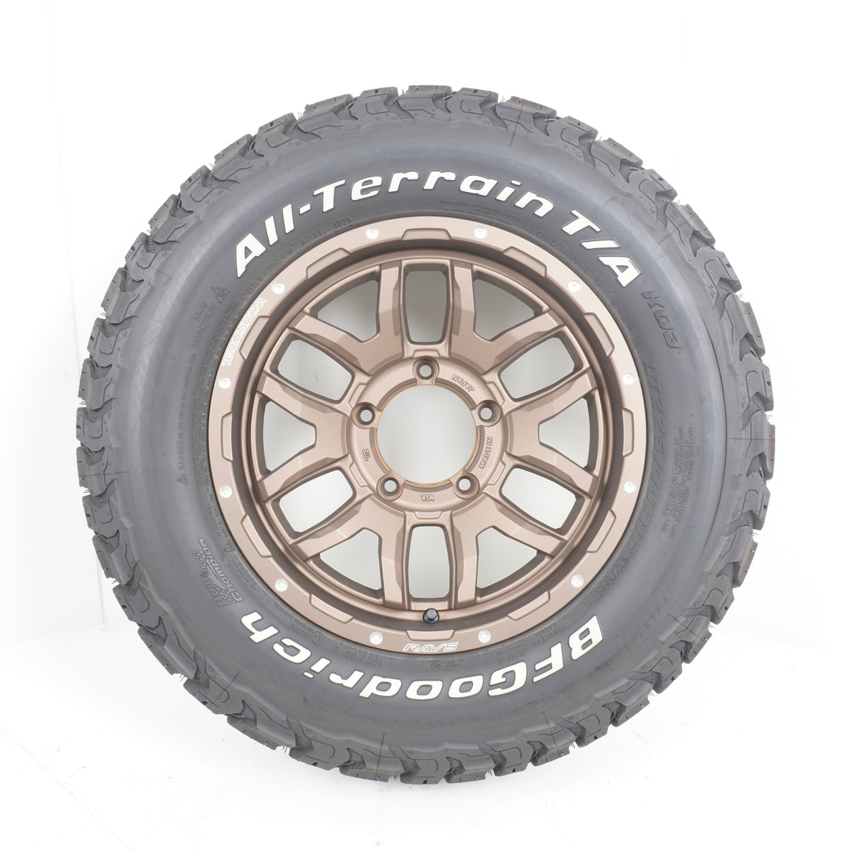 【使用僅か】 RAYS DAYTONA F6boost レイズ デイトナ 16×6J -5 139.7-5H / BFGoodrich KO3 225/70R16 2025年製 5本