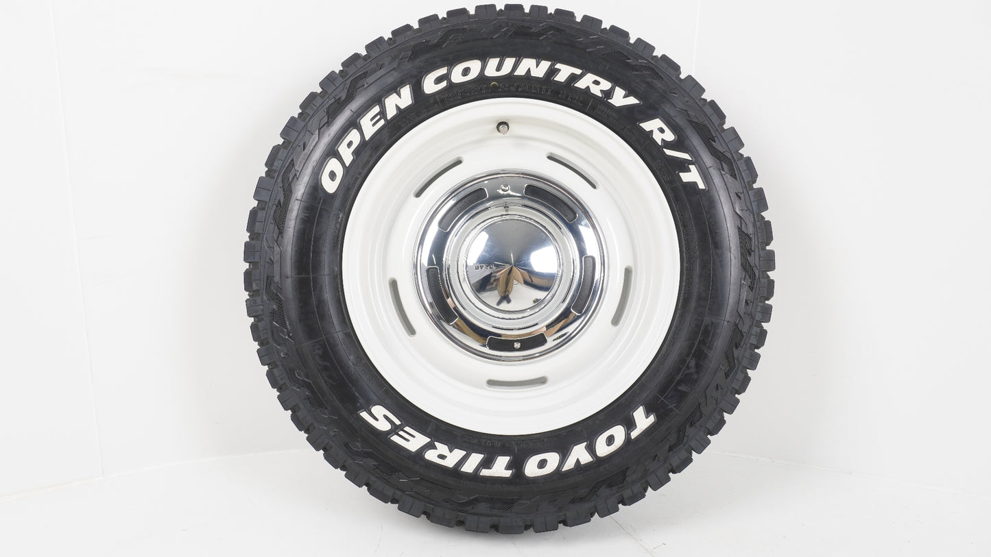 スペア用 CRIMSON DEAN CROSSCOUNTRY クリムソン ディーン クロスカントリー 16×5.5J +20 139.7-5H  / TOYO OPENCOUNTRY R/T オープンカントリー 185/85R16 105/103N LT 8PR 2022年製 未走行 1本  タイヤホイールセット