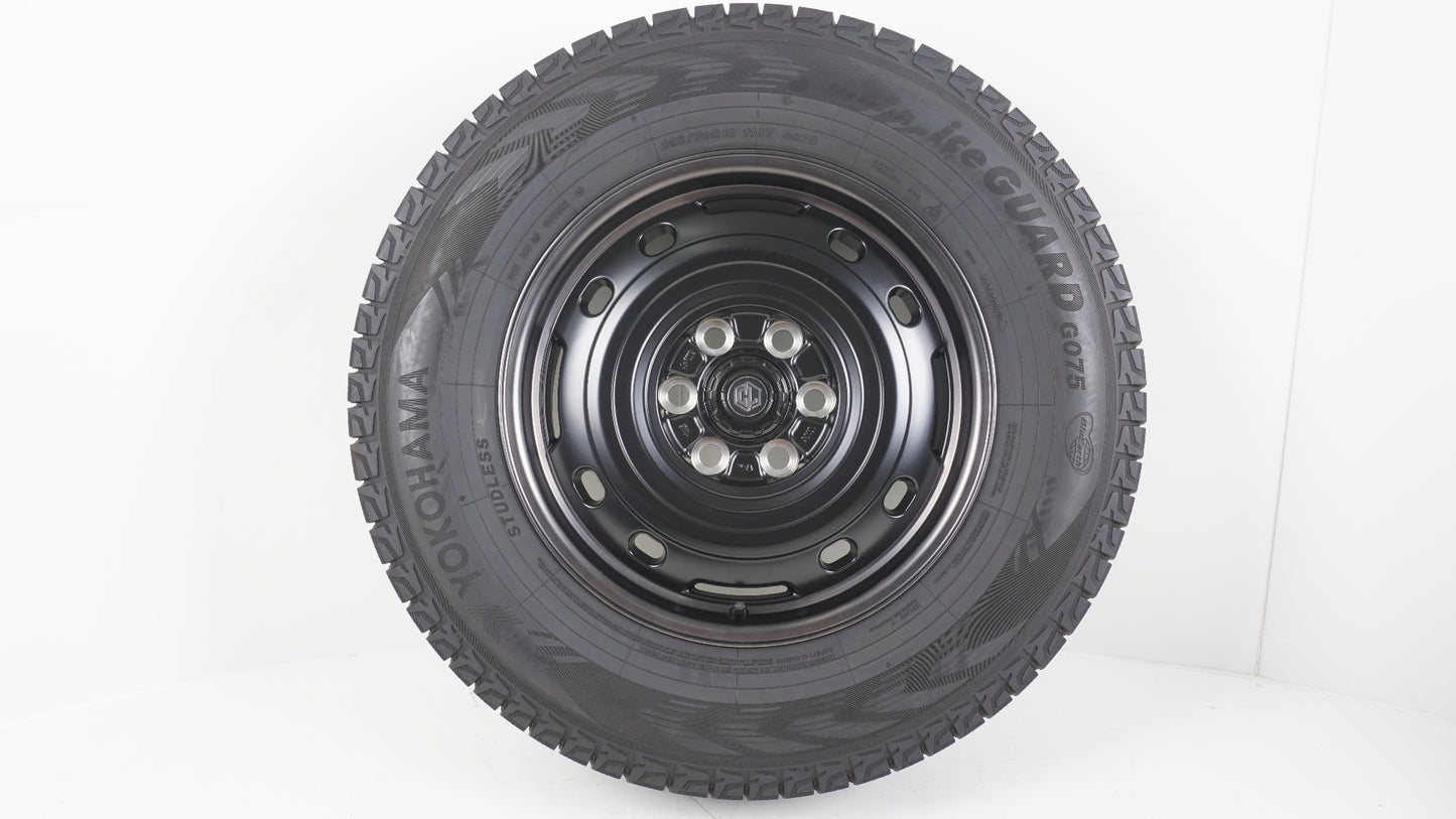 シーエルリンク ユニオンリム UNIONRIM TX 250 18×7.5J +55 139.7-6H / 265/70R18 YOKOHAMA IceGUARD G075 ヨコハマ アイスガード 2025年製 4本 タイヤホイールセット スタッドレス