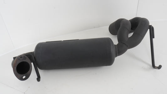 シーエルリンク リアマフラー タイプ2 ダブル出し マットブラック