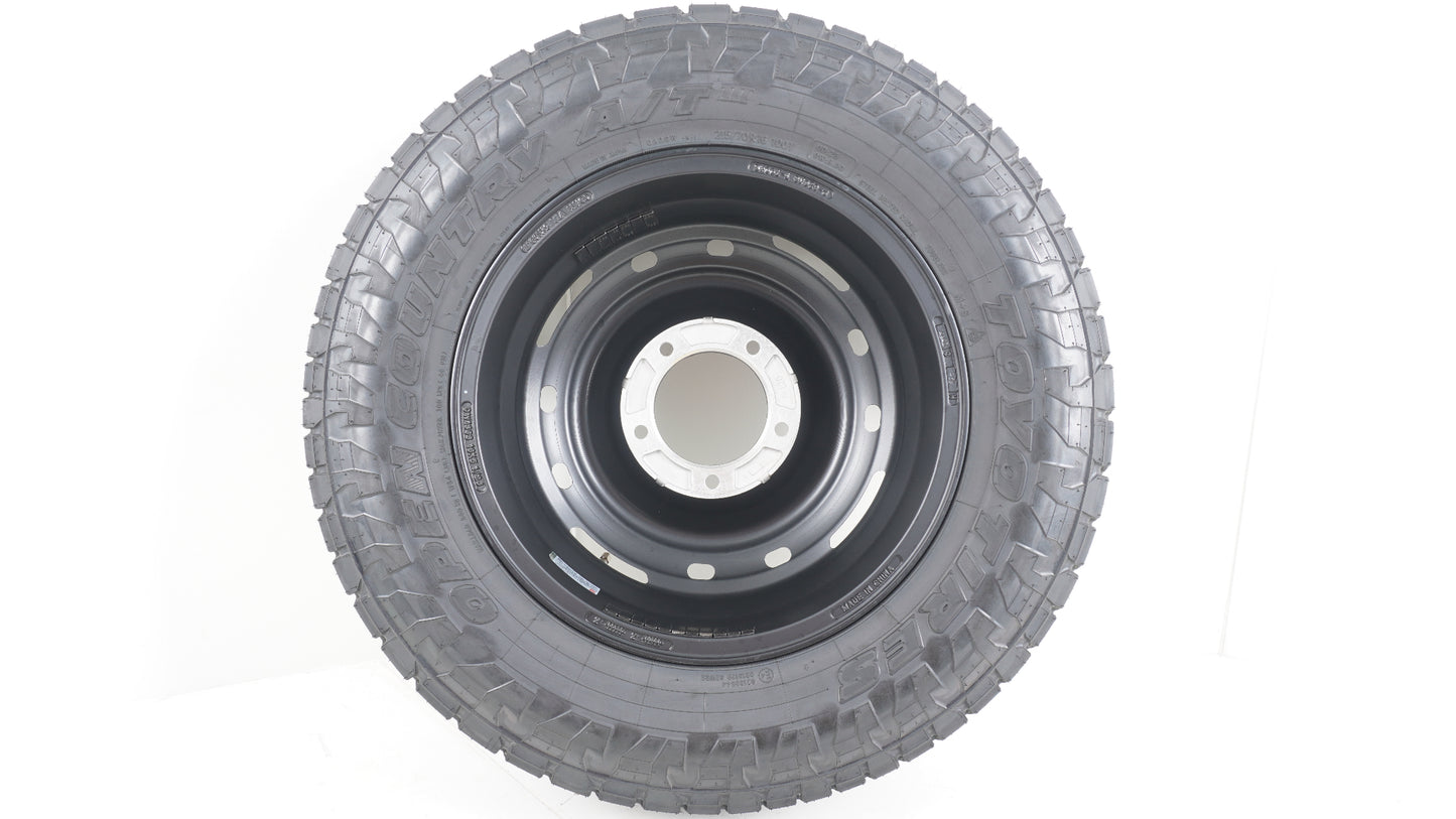 未走行品 シーエルリンク UNIONRIM TX ユニオンリム 16×5.5J +20 139.7-5H / 冬タイヤ規制対応 2025年製 TOYO OPENCOUNTRY A/T3 オープンカントリー 215/70R16 WL 4本セット タイヤホイールセット ホワイトレター