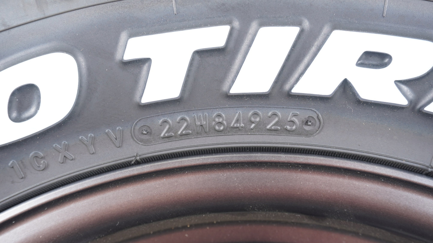 未走行品 シーエルリンク UNIONRIM TX MB/MSC ユニオンリム 16×5.5J ＋20 139.7-5H / 冬タイヤ規制対応 2025年製 TOYO OPENCOUNTRY A/T3 オープンカントリー215/70R16 WL 1本 タイヤホイールセット ホワイトレター