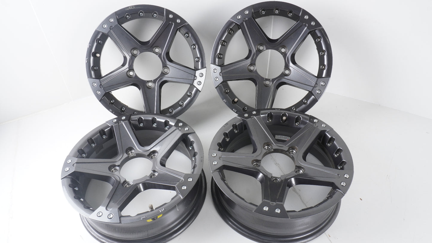 weds ADVENTURE MUDVANCE 01 ウェッズ マッドヴァンス SAF専売カラー ガンメタ 16×5.5J +22 139.7-5H 4本 ホイール 廃盤