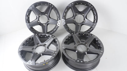 weds ADVENTURE MUDVANCE 01 ウェッズ マッドヴァンス SAF専売カラー ガンメタ 16×5.5J +22 139.7-5H 4本 ホイール 廃盤