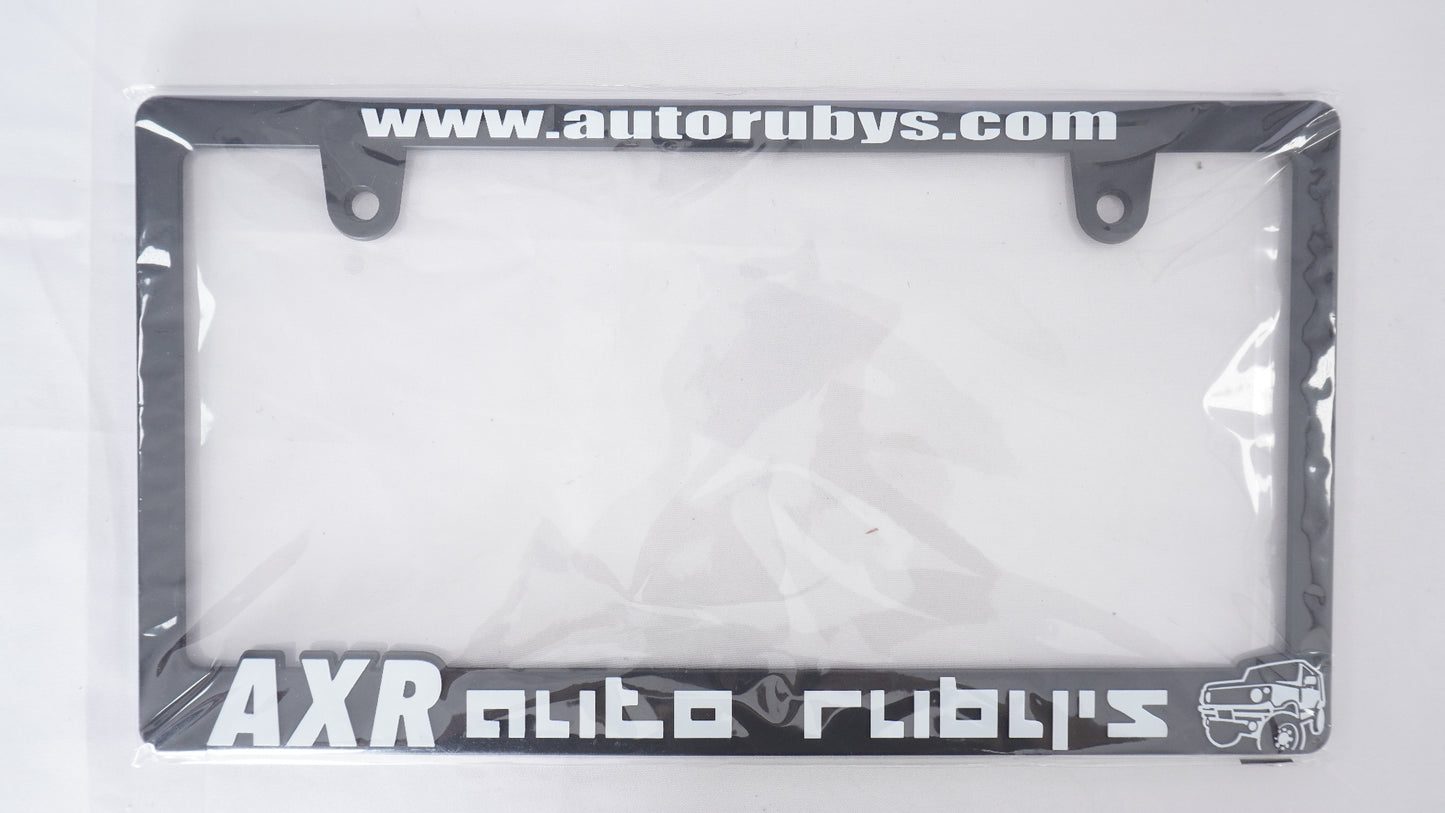 未使用品 オートルビーズ  AXR ナンバーフレーム 2個セット