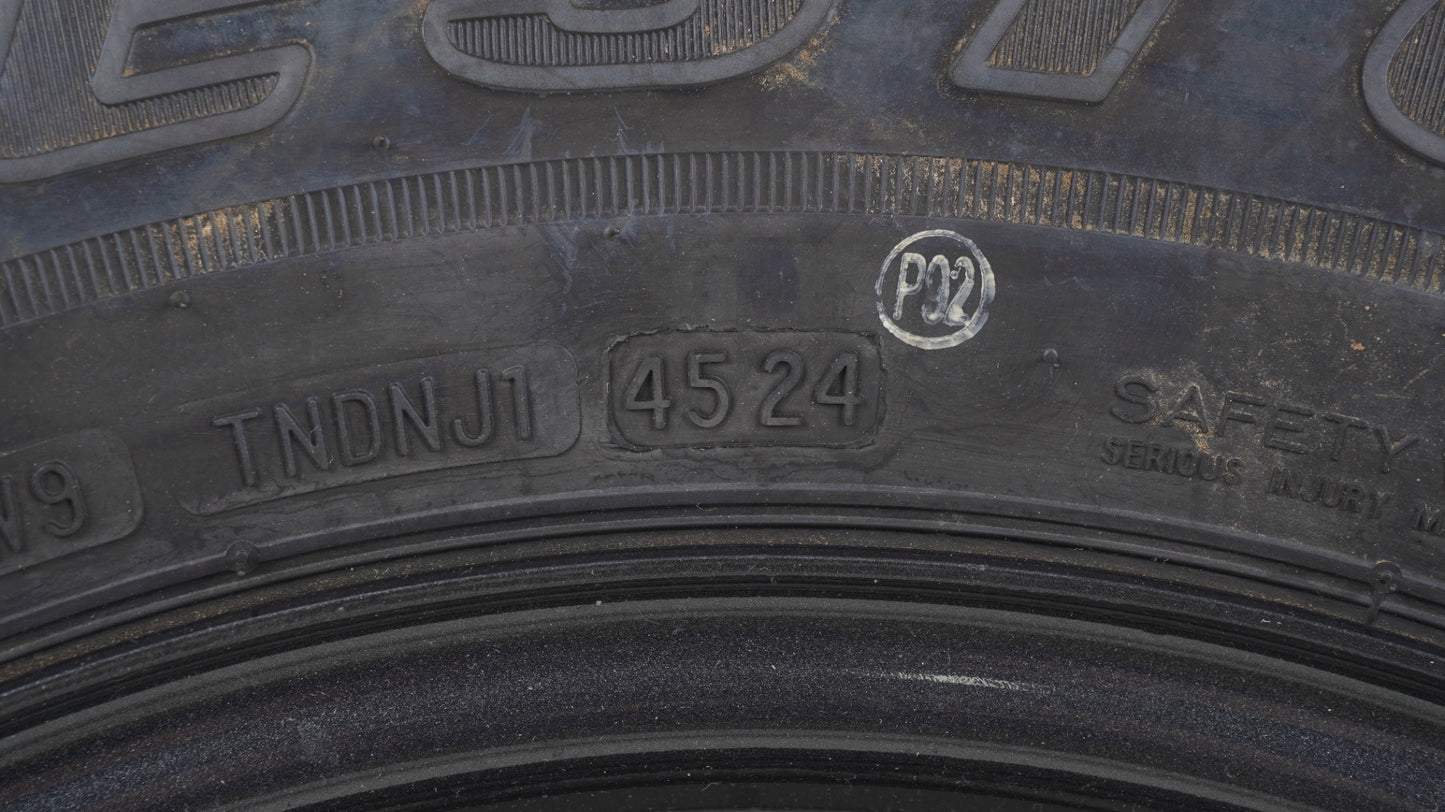 スズキ シエラ純正鉄ホイール  15×5.5J +5 Bridgestone  DUELER H/L852 195/80R15 96S 1本 2024年製