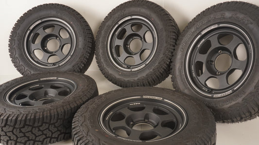 RAYS VOLK RACING TE37XT for J ※スペアタイヤ付き5本セット / ヨコハマ GEOLANDAR X-AT G016 【 LT 215/70R16 100/97Q / 6J -5 139.7 5H  5本 】