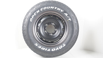 未走行品 シーエルリンク UNIONRIM TX ユニオンリム 16×5.5J +20 139.7-5H / 冬タイヤ規制対応 2025年製 TOYO OPENCOUNTRY A/T3 オープンカントリー 215/70R16 WL 4本セット タイヤホイールセット ホワイトレター