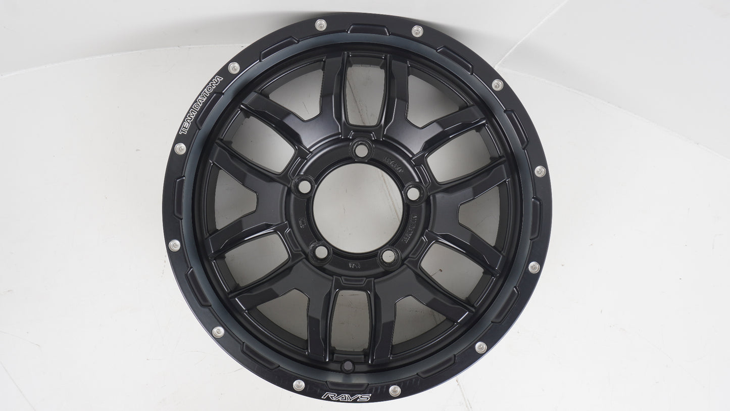 RAYS TEAMDAYTONA レイズ デイトナ F6ブースト セミグロスブラック N1 16×5.5J +20 139.7-5H 4本 ホイール