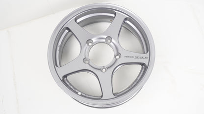 美品 軽量 5.87kg WEDS  ADVENTURE HASE SPECⅡウェッズ アドベンチャー  ハセスペック2 LIGHT GUN METALLIC 16×5.5J +22 139.7-5H 4本 ホイール