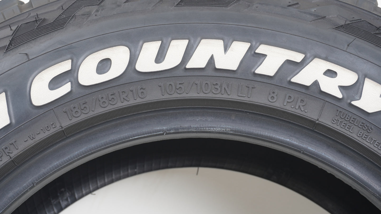 TOYO OPENCOUNTRY R/T 185/85R16 4本 2020年製