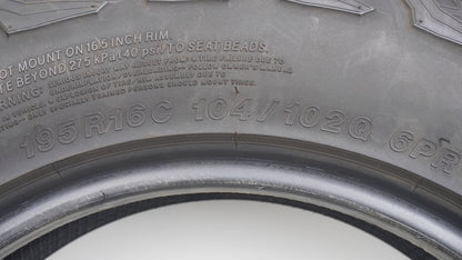 20年製 YOKOHAMA GEOLANDAR X-AT ヨコハマ ジオランダー ブラックレター仕様 195R16 4本 タイヤ
