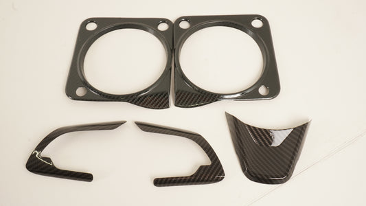 ステアリングパネルカバー メーターガーニッシュ MDM(カーボン)