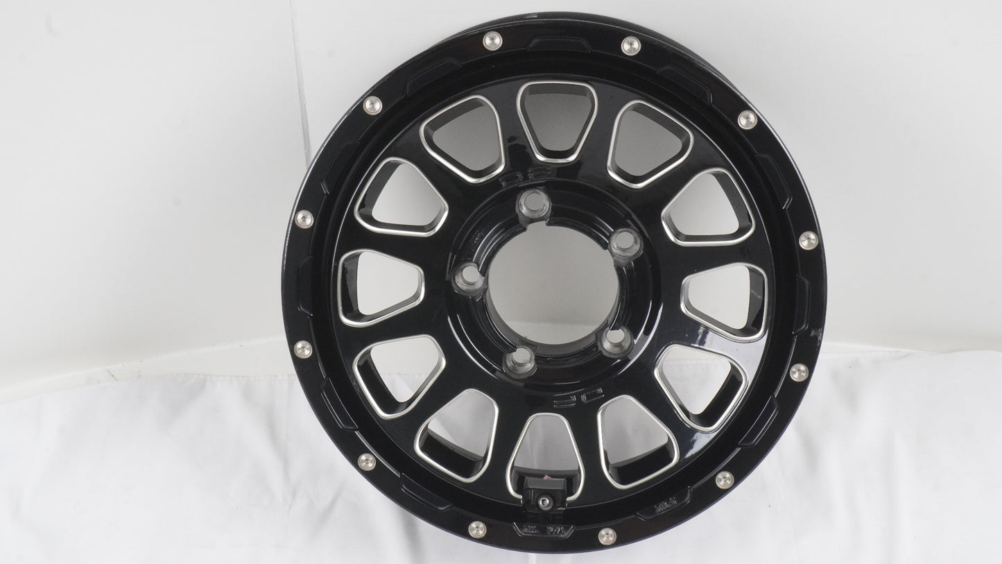 DELTA FORCE OVAL デルタフォース オーバル ブラックマシニング BLACK MACHINING 16×5.5J +20 139.7-5H 4本 ホイール