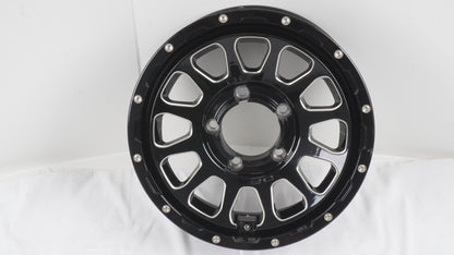 DELTA FORCE OVAL デルタフォース オーバル ブラックマシニング BLACK MACHINING 16×5.5J +20 139.7-5H 4本 ホイール